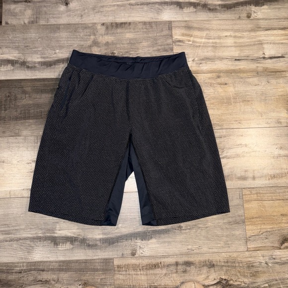 lululemon athletica Other - Lululemon T.H.E. Short 11"‎ Linerless Mens L Black Pattern Training Gym